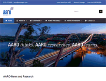 Tablet Screenshot of aaroregion.com